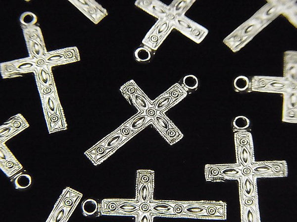 Silver925 Charm 17.5x10mm Cross 2pcs