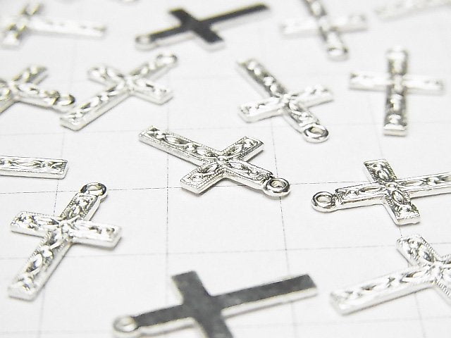 Silver925 Charm 17.5x10mm Cross 2pcs