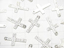 Silver925 Charm 17.5x10mm Cross 2pcs