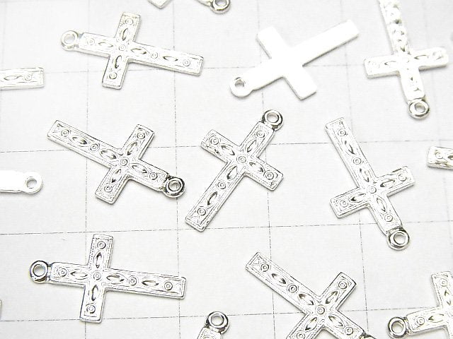 Silver925 Charm 17.5x10mm Cross 2pcs