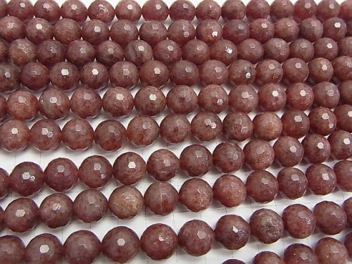 Moscovite  128Faceted Round 12mm half or 1strand beads (aprx.15inch/38cm)