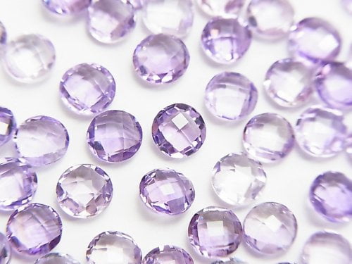 Amethyst, Coin, Undrilled Gemstone Beads