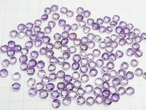 High Quality Amethyst AAA Undrilled Coin Cushion Cut 6x6x3mm 10pcs $8.79!