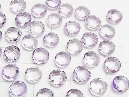 High Quality Pink Amethyst AAA Undrilled Coin Cushion Cut 9 x 9 x 4 mm 3 pcs $7.79!