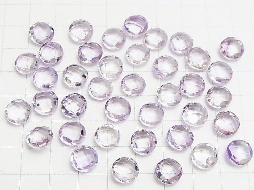 High Quality Pink Amethyst AAA Undrilled Coin Cushion Cut 9 x 9 x 4 mm 3 pcs $7.79!