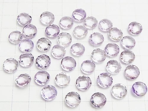 High Quality Pink Amethyst AAA Undrilled Coin Cushion Cut 9 x 9 x 4 mm 3 pcs $7.79!