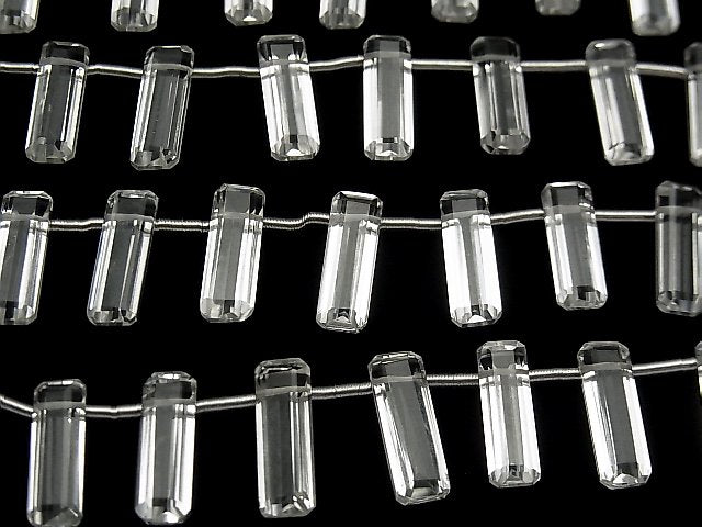 [Video] 1strand $15.99! High Quality Crystal AAA- Rectangle Faceted 15x5x4mm 1strand (8pcs)