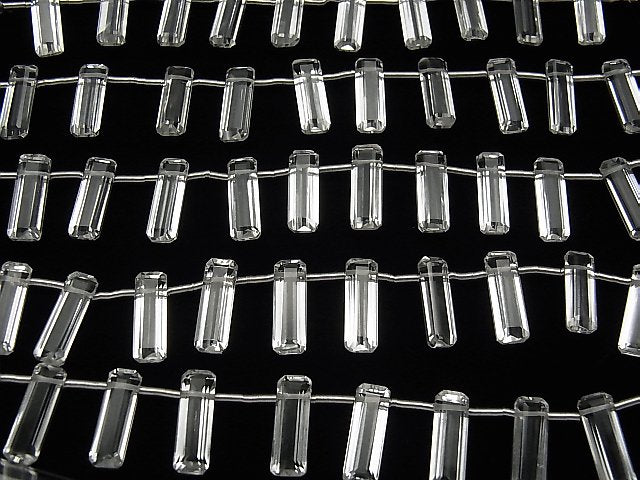 [Video] 1strand $15.99! High Quality Crystal AAA- Rectangle Faceted 15x5x4mm 1strand (8pcs)