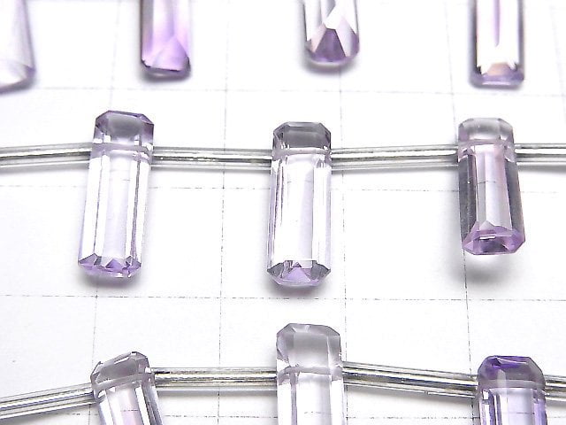 [Video] High Quality Pink Amethyst AAA Rectangle Faceted 15 x 5 x 4 mm 1strand beads (aprx.5 inch / 12 cm)