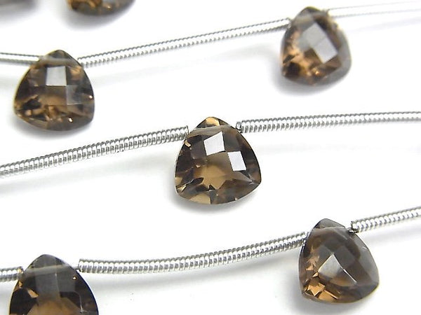 Smoky Quartz, Triangle Gemstone Beads