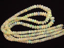 High Quality Ethiopia Opal AAA + Rondelle half or 1strand beads (aprx.17inch / 41 cm)