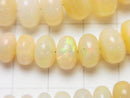 Ethiopia Precious Opal AA ++ Rondelle half or 1strand beads (aprx.15 inch / 38 cm)