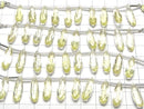 [Video]High Quality Lemon Quartz AAA Pear shape Faceted 20x6mm half or 1strand (8pcs )