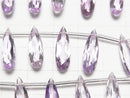 [Video]High Quality Pink Amethyst AAA Pear shape Faceted 20x6mm half or 1strand (8pcs)