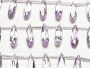 [Video]High Quality Pink Amethyst AAA Pear shape Faceted 20x6mm half or 1strand (8pcs)