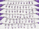 [Video]High Quality Pink Amethyst AAA Pear shape Faceted 20x6mm half or 1strand (8pcs)