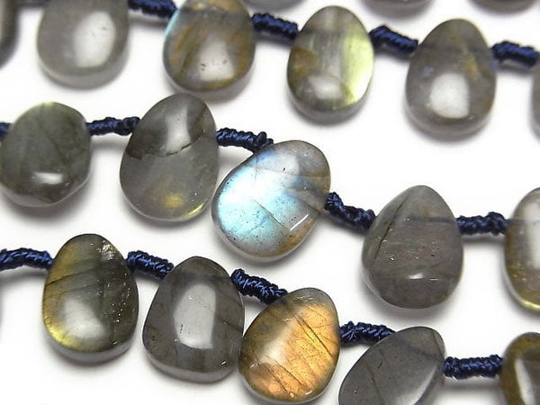 Labradorite, Pear Shape Gemstone Beads