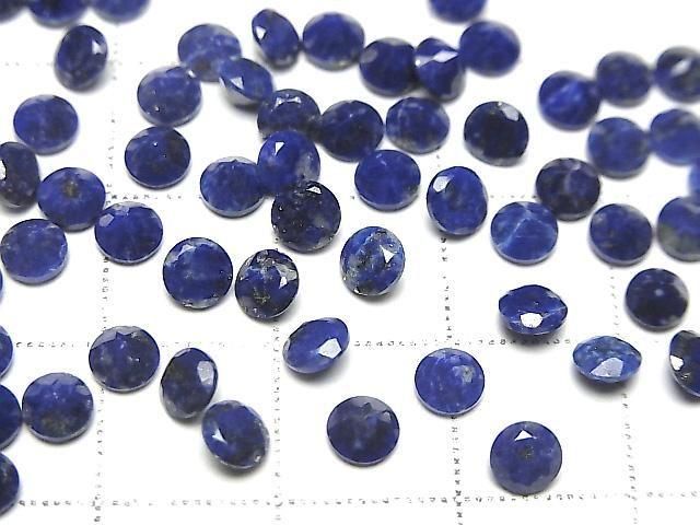 [Video] Lapislazuli AA++ Loose stone Round Faceted 4x4mm 10pcs