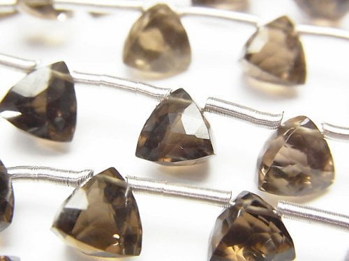 Smoky Quartz, Triangle Gemstone Beads