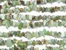 Chrysoprase AA Chips (Small Nugget) 1strand beads (aprx.31inch/78cm) with host rock
