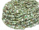 Chrysoprase AA Chips (Small Nugget) 1strand beads (aprx.31inch/78cm) with host rock