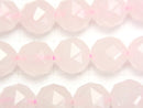[Video] High Quality! Rose Quartz AA++ Star Faceted Round 10 mm half or 1 strand beads (aprx.15 inch / 37 cm)