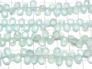 [Video] High Quality Sea Blue Chalcedony AAA Faceted Oval 8 x 6 x 4 mm half or 1 strand beads (aprx.7 inch / 17 cm)