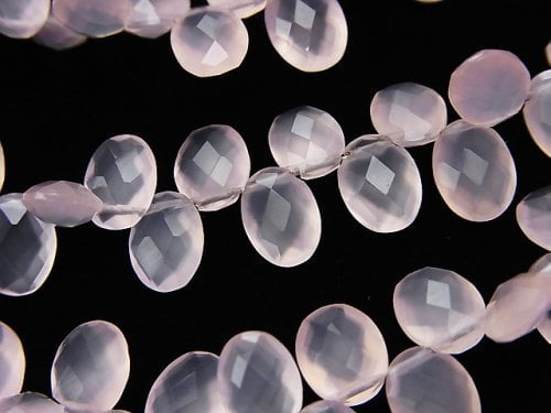 Chalcedony, Oval Gemstone Beads