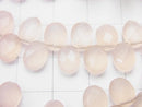 High Quality Pink Chalcedony AAA Faceted Oval 8 x 6 x 4 mm [medium color] half or 1 strand beads (aprx.7 inch / 17 cm)