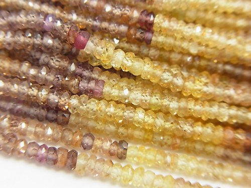 Roundel, Zircon Gemstone Beads