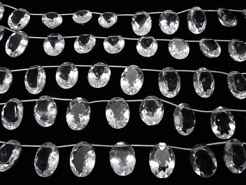 [Video] High Quality Crystal AAA Oval Faceted 18 x 13 x 7 mm half or 1 strand (10 pcs)