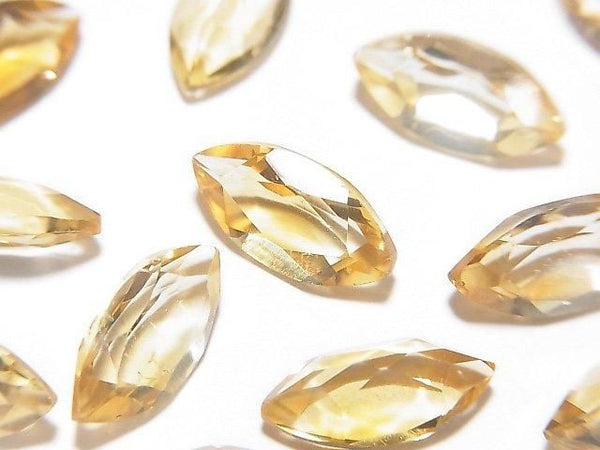 [Video]High Quality Citrine AAA Loose stone Marquise Faceted 14x7mm 2pcs