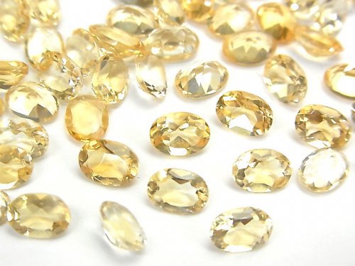 Citrine, Oval Gemstone Beads