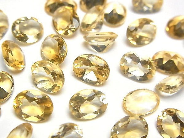 Citrine, Oval, Undrilled Gemstone Beads