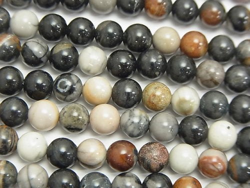 1strand $3.79! Picasso Jasper Round 6mm 1strand (aprx.15inch / 38cm)