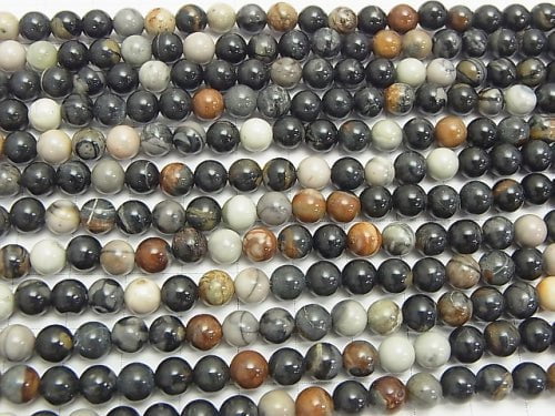 1strand $3.79! Picasso Jasper Round 6mm 1strand (aprx.15inch / 38cm)