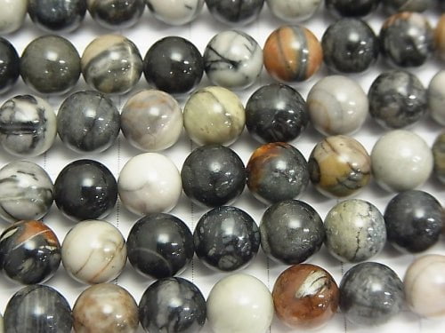 1strand $4.79! Picasso Jasper Round 8mm 1strand beads (aprx.15inch / 37cm)