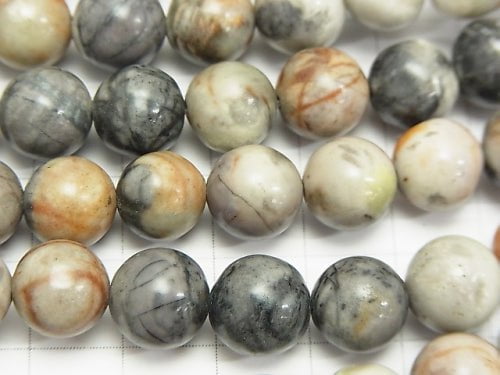 1strand $6.79! Picasso Jasper Round 10mm 1strand beads (aprx.15inch / 38cm)