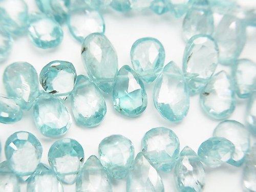 Faceted Briolette, Pear Shape, Zircon Gemstone Beads