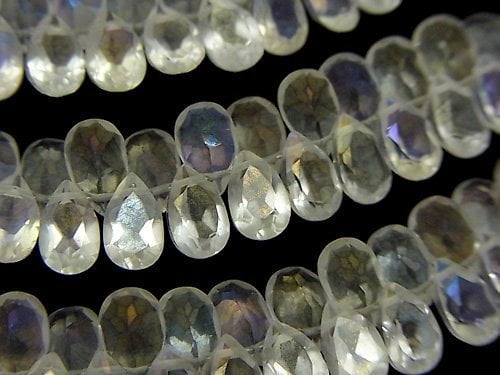 Flash Crystal, Pear Shape Gemstone Beads