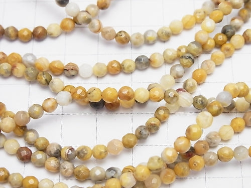 1strand $8.79! Crazy lace agate 32 Faceted Round 4 mm 1 strand beads (aprx.15 inch / 38 cm)