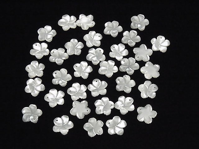 [Video] High quality White Shell AAA Flower [12 mm] [14 mm] 2 pcs $2.79