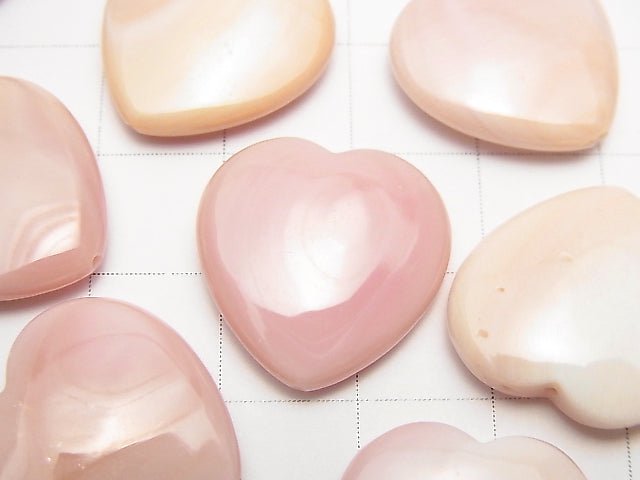 Queen Conch Shell AAA Heart 18 x 18 x 6 mm [Drilled Hole] 1 pc $5.79!