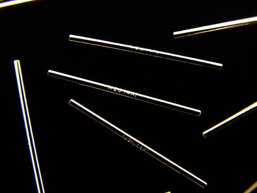 14KGF Earstuds Earrings (needle)0.65x13mm 10pairs