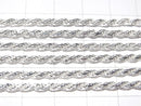 Silver925 Rope Chain 2.3mm Pure Silver Finish [40cm][45cm][50cm][60cm] Necklace 1pc