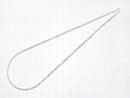 Silver925 Rope Chain 2.3mm Pure Silver Finish [40cm][45cm][50cm][60cm] Necklace 1pc