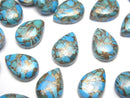 Cabochon, Copper Turquoise & Amazonite Gemstone Beads