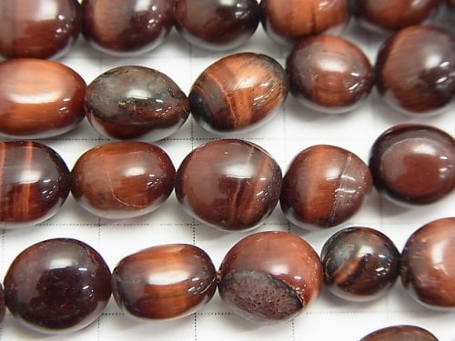 1strand $5.79! Red Tiger's Eye AA ++ Nugget 1strand beads (aprx.15inch / 38cm)