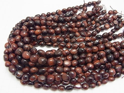 1strand $5.79! Red Tiger's Eye AA ++ Nugget 1strand beads (aprx.15inch / 38cm)