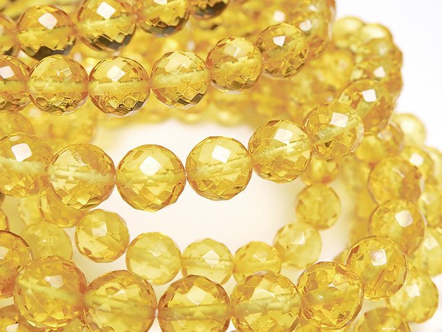 Accessories, Amber, Bracelet, Faceted Round Gemstone Beads